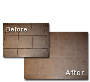 Grout Colorant  Before After Picture